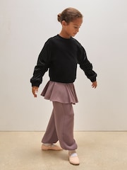 Reiss Black Mara 13-14 yrs Reiss | Royal Ballet Ruched Sweatshirt - Image 3 of 6