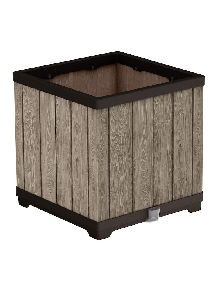 Keter Ashwood Deco Square Planter - Image 5 of 5