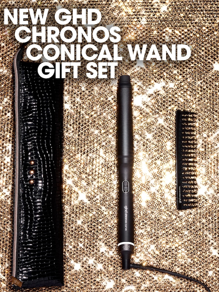 ghd Conical Wand Gift Set With Detangling Comb And Bag - Image 2 of 4