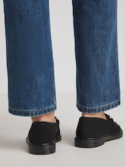 JD Williams Black Extra Wide Fit Snaffle Trim Loafers - Image 2 of 4