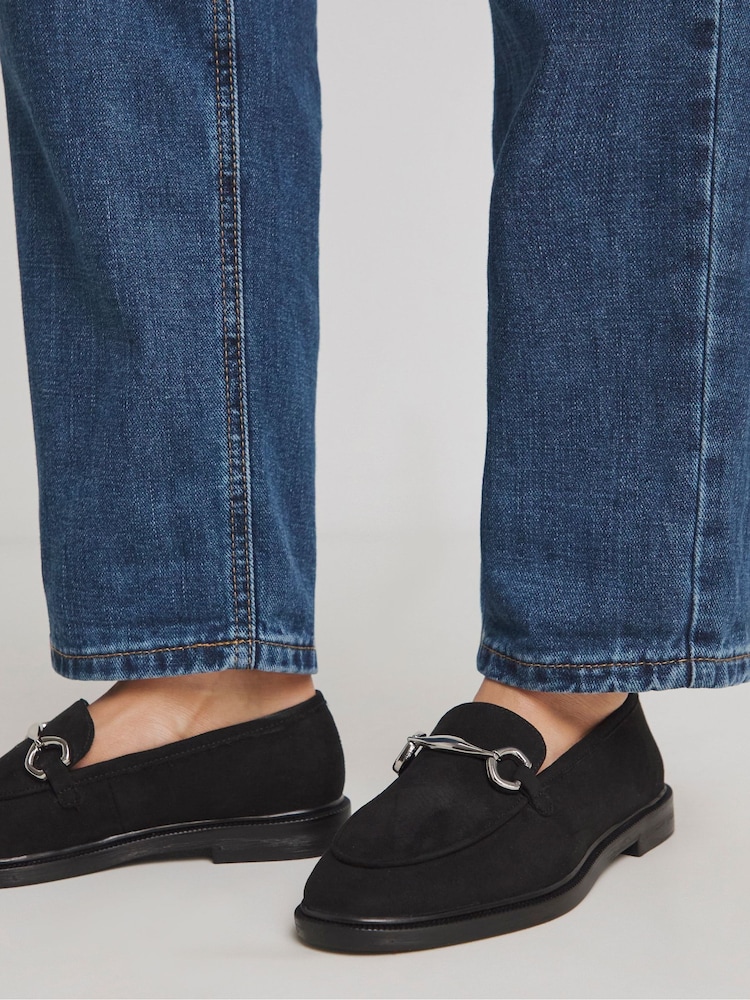 JD Williams Black Extra Wide Fit Snaffle Trim Loafers - Image 4 of 4 JD Williams Black Extra Wide Fit Snaffle Trim Loafers - Image 4 of 4