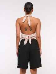 Abercrombie & Fitch Linen Blend Bermuda Shorts - Image 3 of 6
