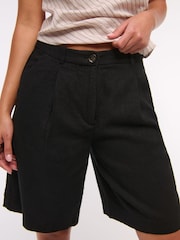 Abercrombie & Fitch Linen Blend Bermuda Shorts - Image 5 of 6
