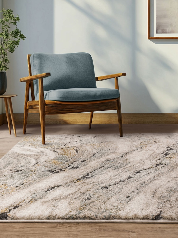 Asiatic Rugs Blue Mirage Wave Rug - Image 1 of 6