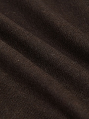 Reiss Chocolate Brown Carson Flannel Slim-Fit Single-Breasted Blazer with Wool - Image 8 of 8