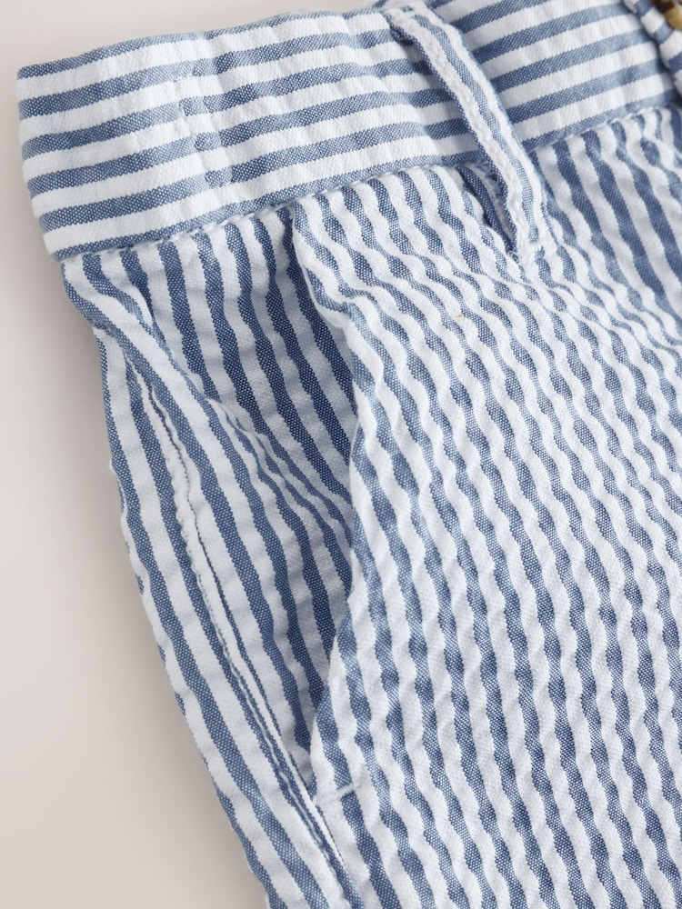 Blue/White Stripe Chino Shorts (3mths-7yrs) - Image 7 of 7
