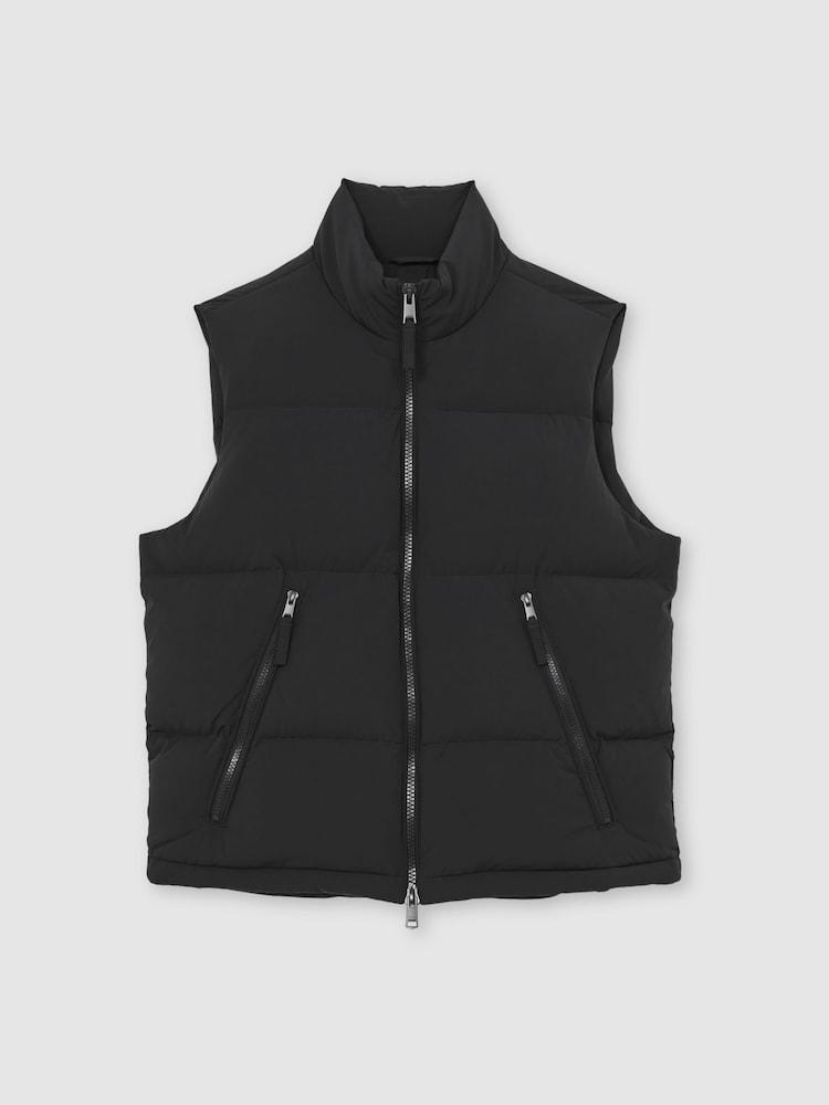 Reiss Navy Saturn Gilet - Image 2 of 7 Reiss Navy Saturn Gilet - Image 2 of 7