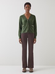 LK Bennett Pami Plain Lambswool Cardigan - Bild 1 von 4