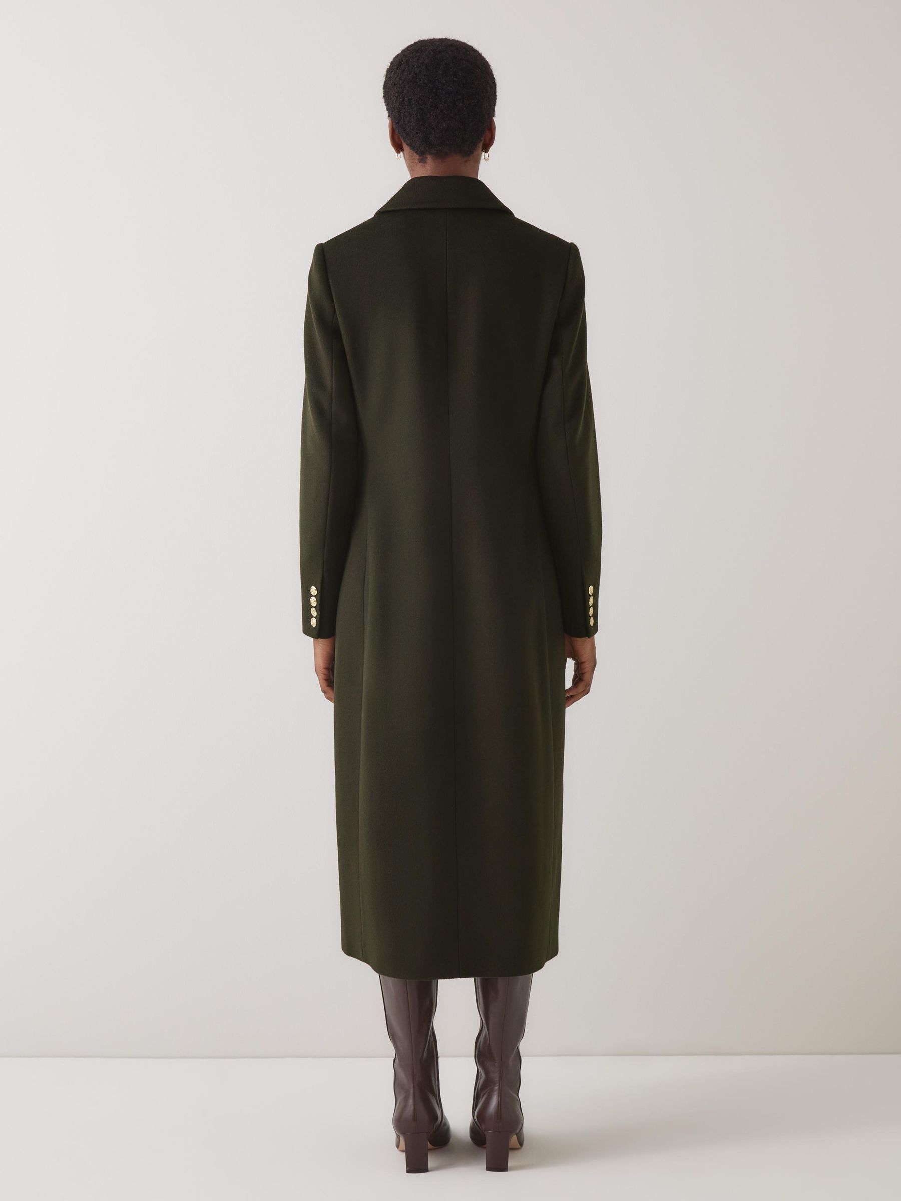 久遠　Double-breasted setup Buy LK Bennett Green Petite Natalia Plain Wool Fitted Double