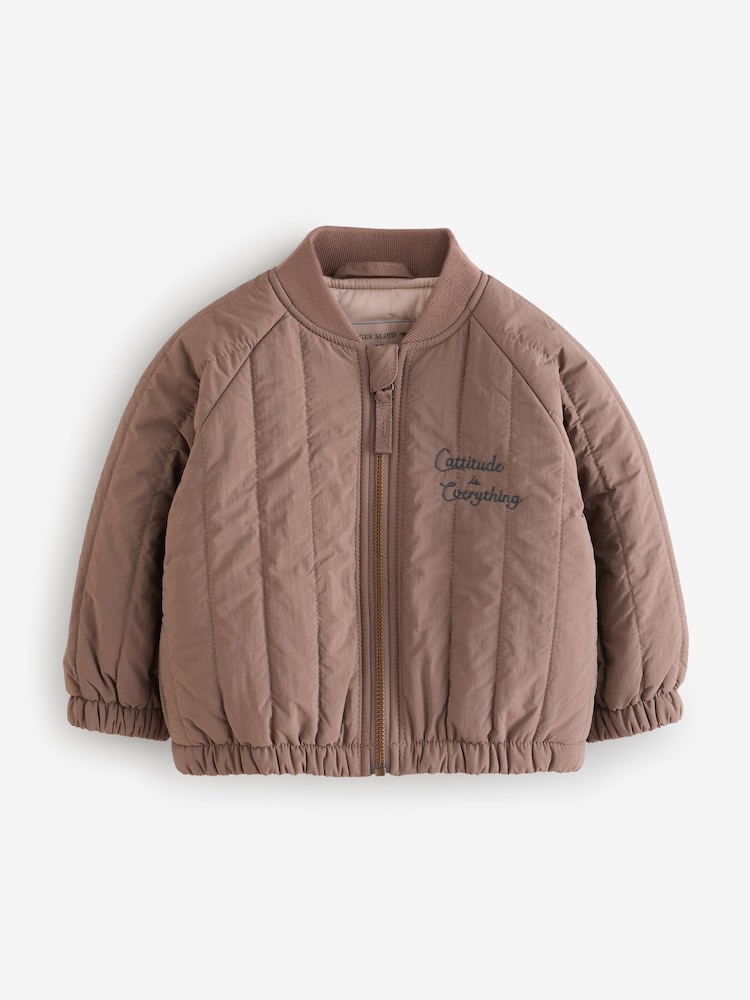 Konges Sløjd Brown Juno Bomber Jacket - Image 1 of 2 Konges Sløjd Brown Juno Bomber Jacket - Image 1 of 2
