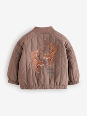 Konges Sløjd Brown Juno Bomber Jacket - Image 2 of 2