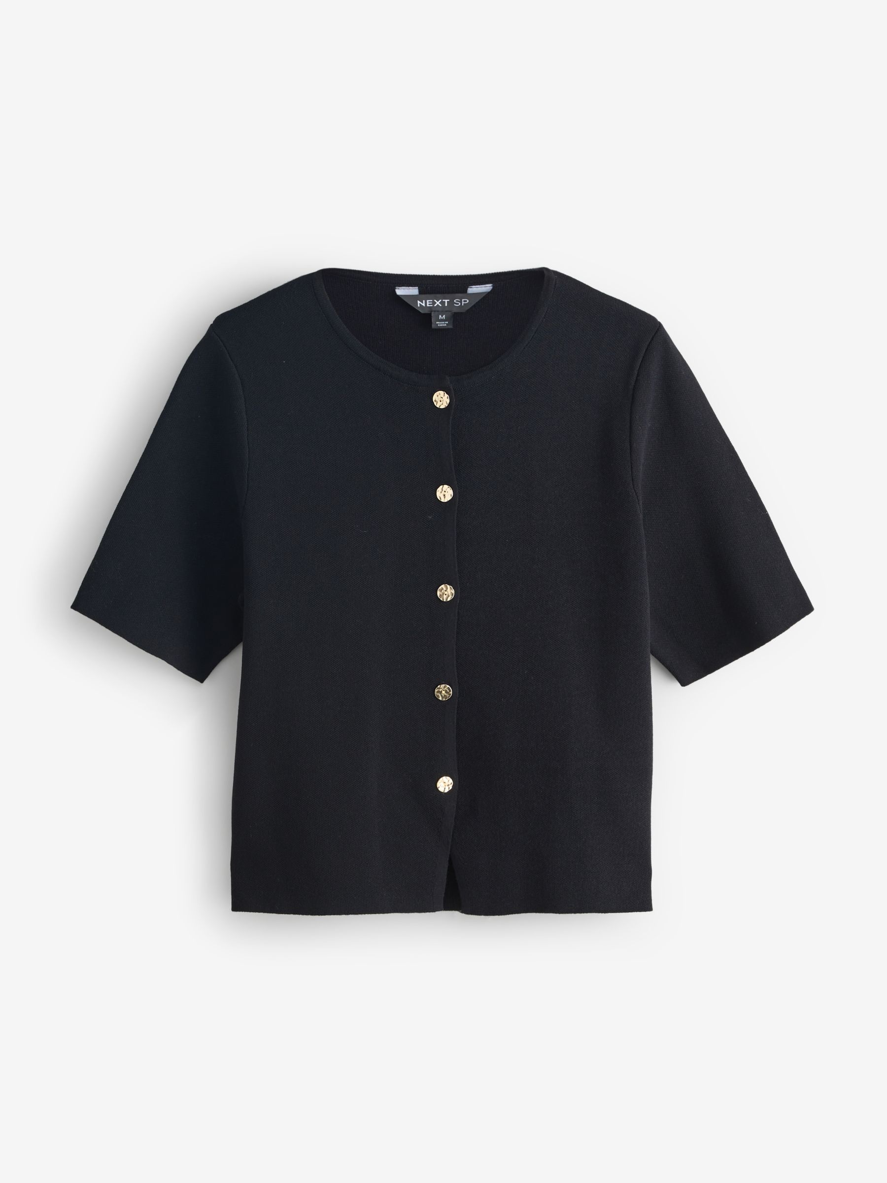 【TANNAT】T/T mittipo button cardigan Buy Black Short Sleeve Buttoned Cardigan Jumper from the Next UK