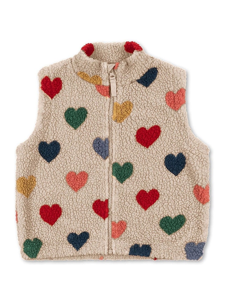 Konges Sløjd Cream Jody Teddy Vest - Image 1 of 1