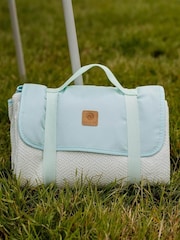 Bayside Mint Tote Shoulder Cooler Bag with Picnic Rug - Image 3 of 5