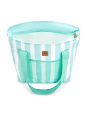 Bayside Mint Tote Shoulder Cooler Bag with Picnic Rug - Image 4 of 5