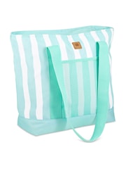 Bayside Mint Tote Shoulder Cooler Bag with Picnic Rug - Image 5 of 5