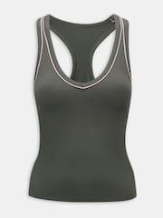 TALA Grey DayFlex Built In Support V-Neck Racer Vest - Image 3 of 3