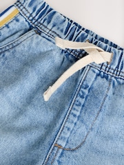 Blue Side Stripe Pull On Loose Shorts (3mths-7yrs) - Image 3 of 4