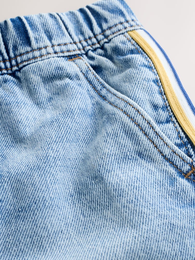 Blue Side Stripe Pull On Loose Shorts (3mths-7yrs) - Image 8 of 8 Blue Side Stripe Pull On Loose Shorts (3mths-7yrs) - Image 8 of 8