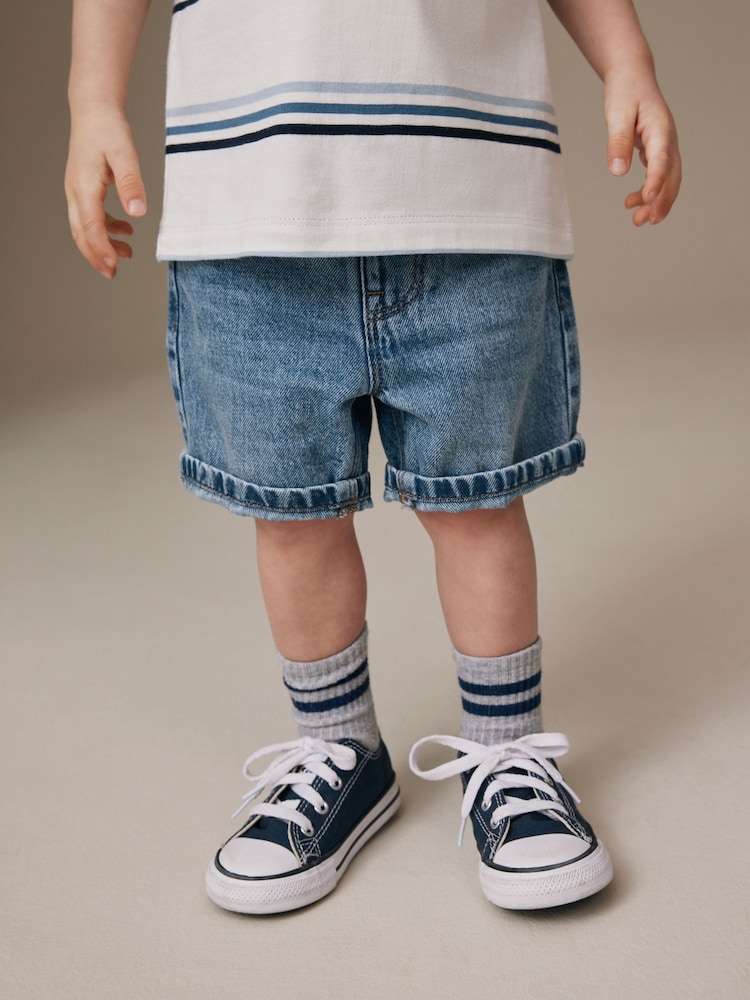 Mid Blue Denim Shorts (3mths-7yrs) - Image 1 of 8