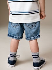 Mid Blue Denim Shorts (3mths-7yrs) - Image 3 of 8