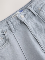 Grey Seam Front Wide Leg Jeans - Image 2 of 3