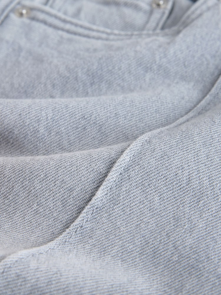 Grey Seam Front Wide Leg Jeans - Image 8 of 8