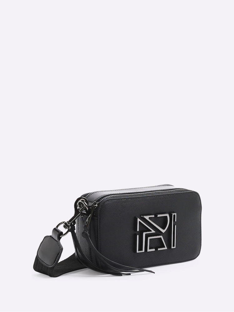 River Island Black Cross-Body Camera Bag - Image 2 of 6 River Island Black Cross-Body Camera Bag - Image 2 of 6