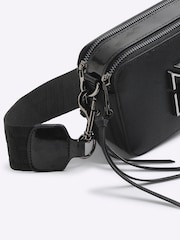 River Island Black Cross-Body Camera Bag - Image 4 of 6