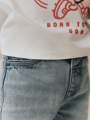 淡藍牛仔褲 - 短褲（ 3個月 - 7歲） - 圖片 14/19