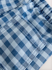 Blue Gingham Pull On Shorts (3mths-7yrs) - Image 4 of 4