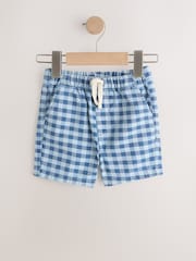 Blue Gingham Pull On Loose Shorts (3mths-7yrs) - Image 6 of 9