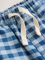 Blue Gingham Pull On Loose Shorts (3mths-7yrs) - Image 8 of 9