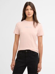 Barbour® International Pink Devin T-Shirt - Image 1 of 6