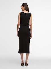 Barbour® International Black Gigi Midi Dress - Image 2 of 6