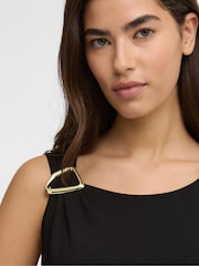 Barbour® International Black Gigi Midi Dress - Image 3 of 6