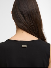 Barbour® International Black Gigi Midi Dress - Image 4 of 6