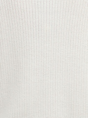 Barbour® International White Alexis Knitted Jumper - Image 7 of 7