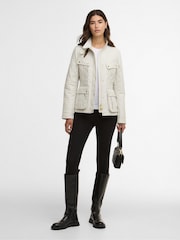 Barbour International Silver Halsey Quilted Jacket - Image 3 of 7