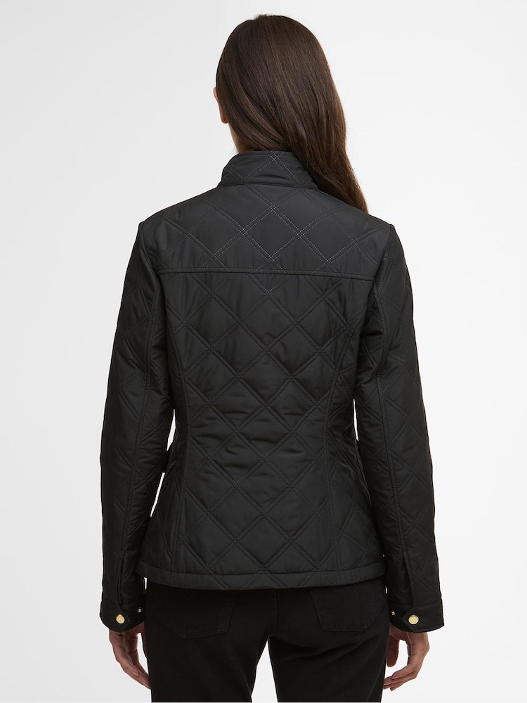 Barbour International Black Halsey Quilted Jacket - Image 2 of 6 Barbour International Black Halsey Quilted Jacket - Image 2 of 6