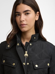 Barbour International Black Halsey Quilted Jacket - Image 3 of 6