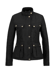 Barbour International Black Halsey Quilted Jacket - Image 5 of 6