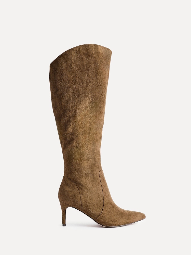 Linzi Natural Ambition Assymetric High Leg Stiletto Boots - Image 2 of 6