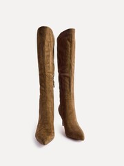 Linzi Natural Ambition Assymetric High Leg Stiletto Boots - Image 3 of 6