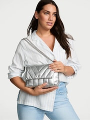Victoria's Secret Silver Crossbody Bag - Image 1 of 4