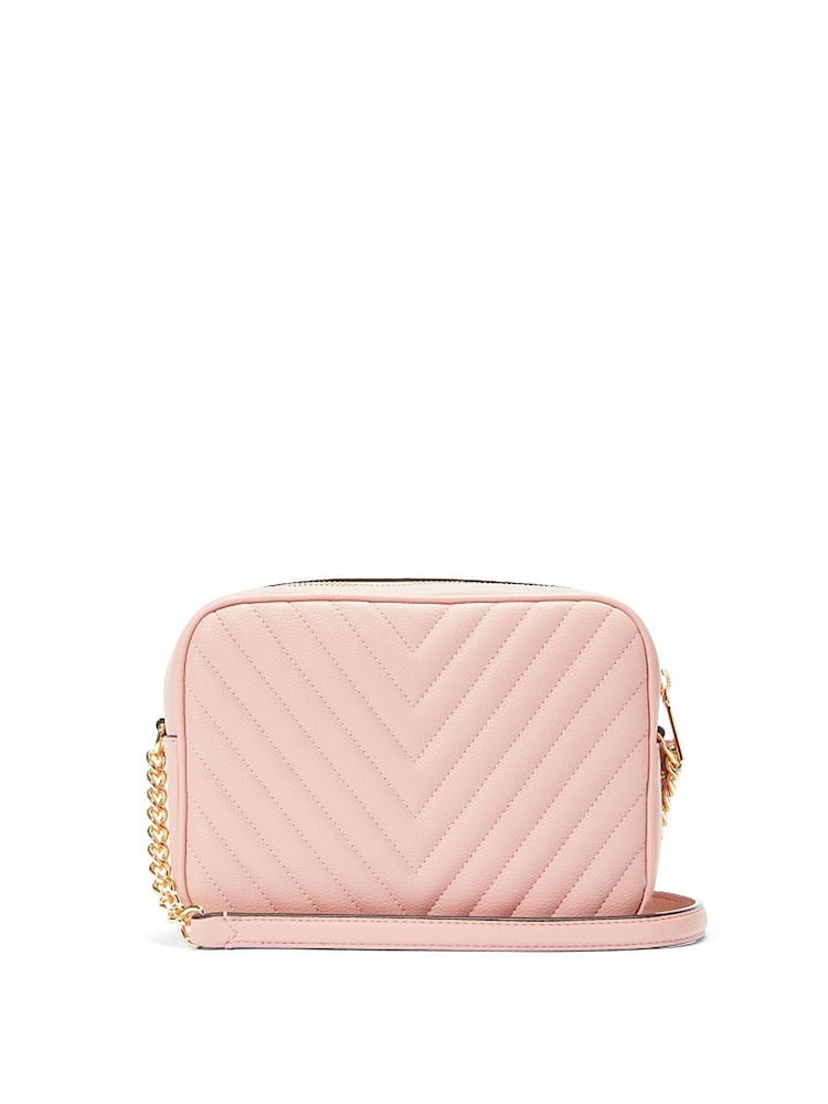 Victoria's Secret Orchid Blush Pink Crossbody Bag - Image 2 of 7 Victoria's Secret Orchid Blush Pink Crossbody Bag - Image 2 of 7