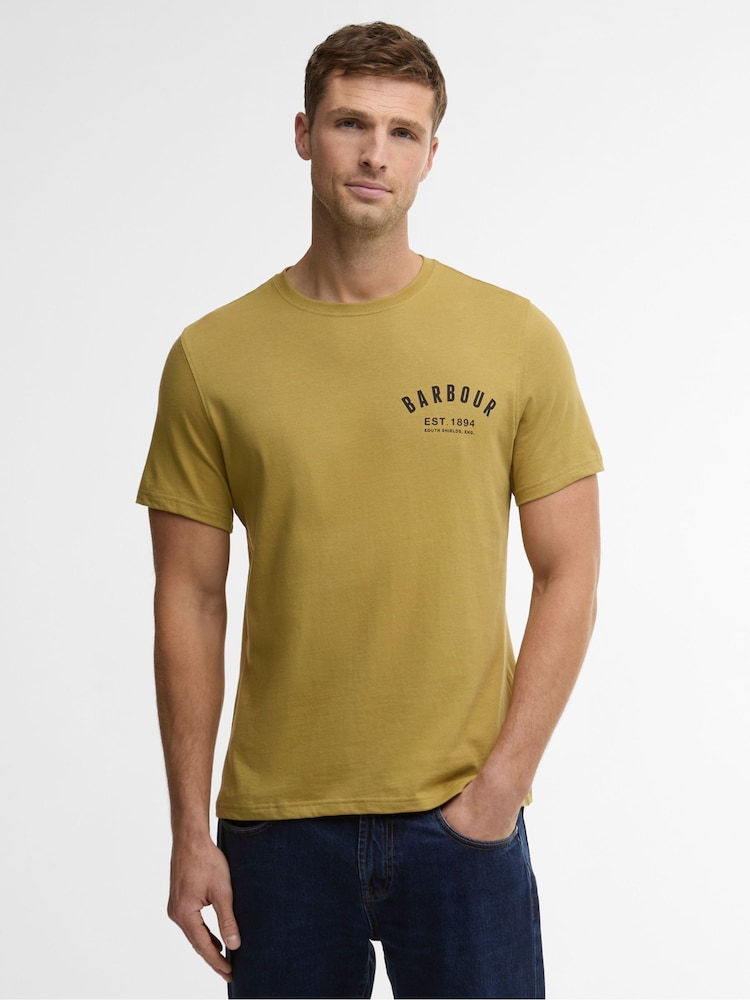 Barbour® Gold Cotton Preppy T-Shirt - Image 1 of 6