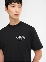 Barbour® Black 1946 Graphic OS T-Shirt - Image 4 of 6