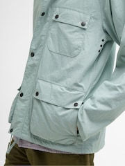 Barbour® Blue Modified Solway Showerproof Jacket - Image 3 of 7