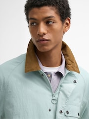 Barbour® Blue Modified Solway Showerproof Jacket - Image 4 of 7